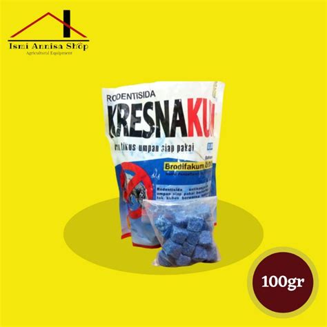 Jual Rodentisida KRESNAKUM Racun Tikus 100gr Kemasan Repack Shopee