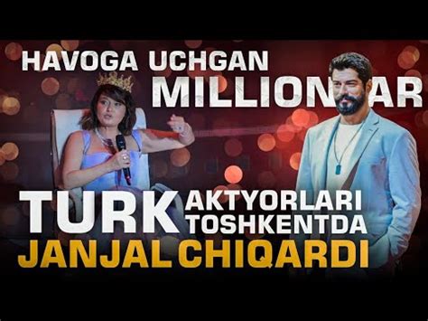 ТУРК АКТЁРЛАРИ САҲАНАДА УРИШИБ КEТИШДИ - YouTube
