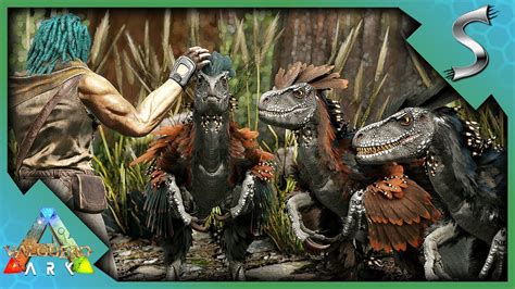 HATCHING OUR DEINONYCHUS PACK AND HUNTING Ark Valguero DLC