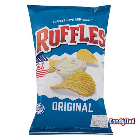 Ruffles Original Potato Chips 184.2g. - Candy Thai