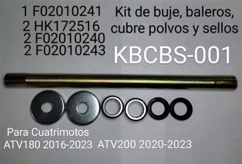 Buje Cubre Polvos Sellos Y Baleros Para Atv Atv Cuotas Sin