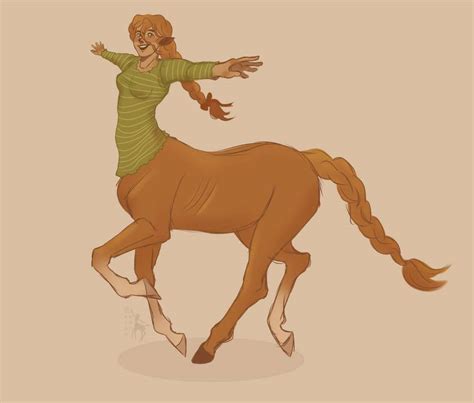 Red Haired Centaur Girl By Reigohoo On Deviantart