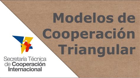 Módulo 1 Modelos de Cooperación Triangular YouTube