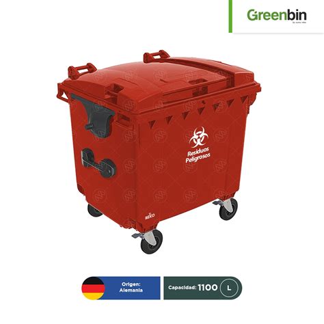 Contenedor Con Ruedas Greenbin Rpbi L Grupo Zuma