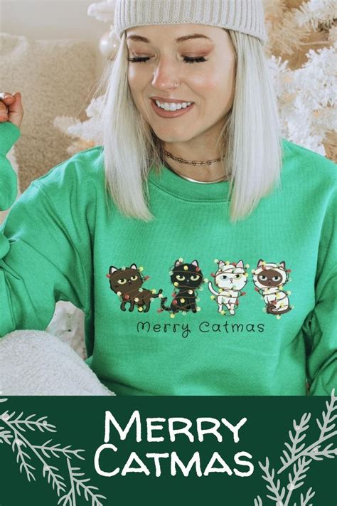 Merry Catmas Meowy Christmas Meowy Catmas Cat Lover Gift Idea