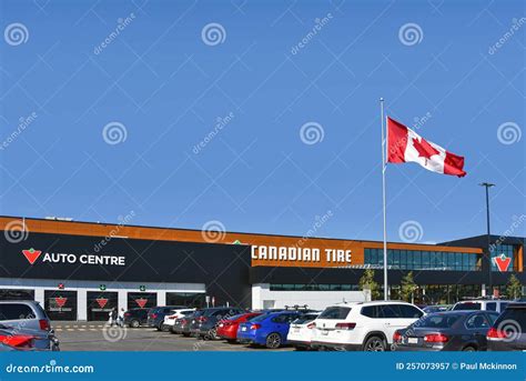 The New And Largest Canadian Tire Store In Ottawa Canada Editorial