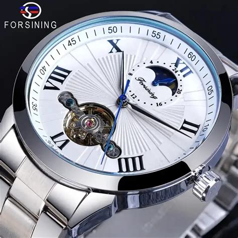 Forsining B Reloj De Pulsera Para Hombre Cron Grafo Autom Tico Con