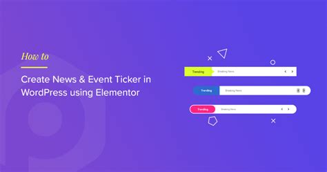 How To Create News And Event Ticker In Elementor