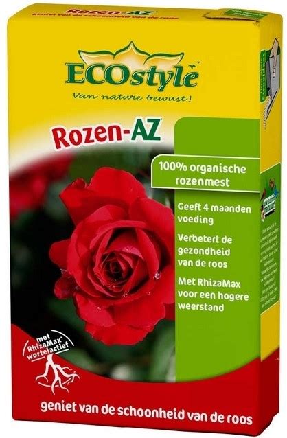 Rozen AZ Organische Rozenmest 1 6 Kg Ecostyle Tuincentrum Koeman