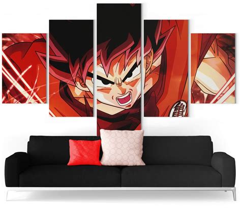 Tableau Dragon Ball Z Goku Kaioken Sangoku Univers