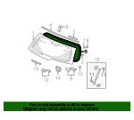 Honda Cr V Weatherstrip S A Genuine Honda Parts