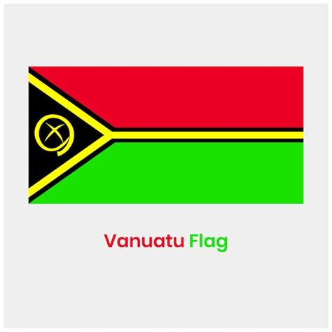 Premium Vector | The Vanuatu Flag