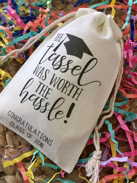 Set Of 10 Personalized Graduation Party Favor Bags The Etsy