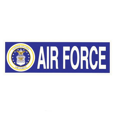 Air Force Symbol Bumper Sticker – Air Mobility Command Museum Store