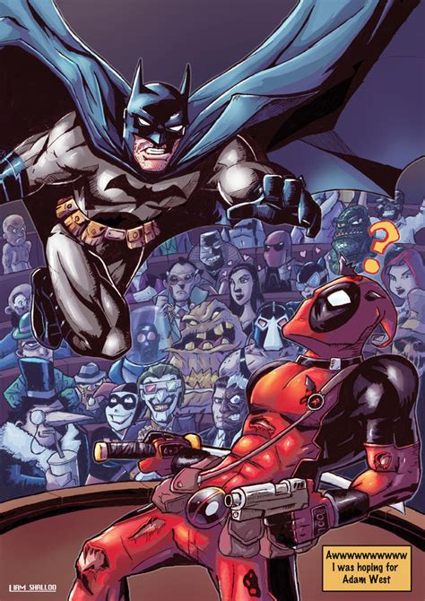 Batman vs Deadpool by LiamShalloo on DeviantArt