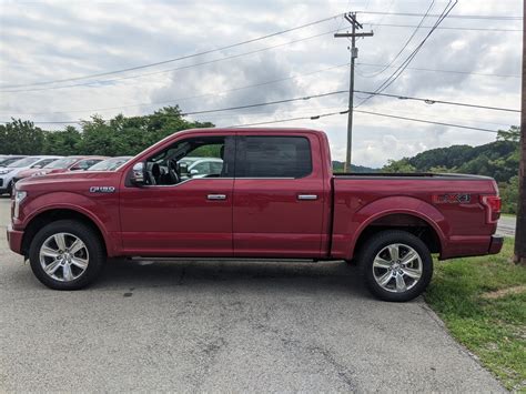 Pre Owned 2016 Ford F 150 Platinum Crew Cab Pickup In Ruby Red Metallic