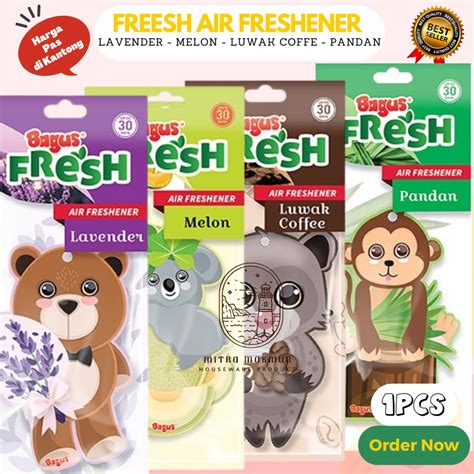 Jual New Bagus Air Freshener Varian Rasa Melon Lavender Pandan Luwak