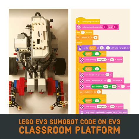 Lego Ev Sumobot Code On Ev Classroom Platform Coffee For The Brain