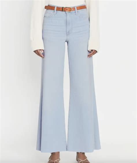 Frame Denim Le Crop Raw After Palazzo Clarity Garmentory