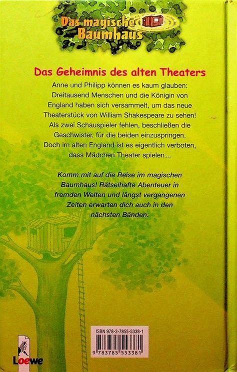 Das Magische Baumhaus Bd Das Geheimnis D Alten Theaters Kaufen