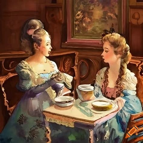 Victorian Tea Party Paintings