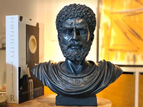 Bust Statue Of Marcus Aurelius Roman Pop Art Sculpture Art Deco Decor