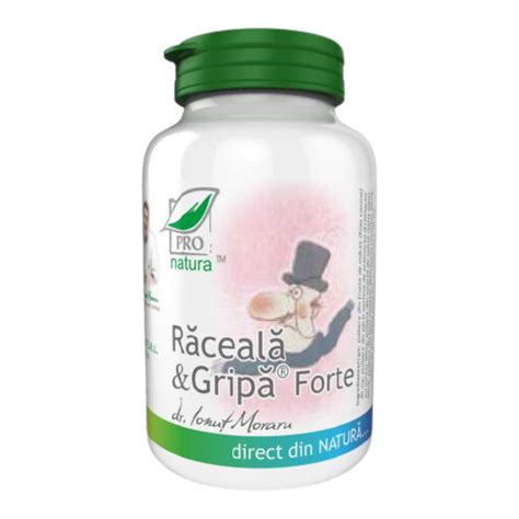 Raceala Si Gripa Forte Capsule Pro Natura Farmacia Tei Online