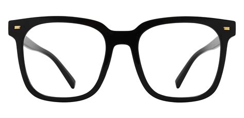 Charlie Oversized Prescription Glasses Glossy Black Mens Eyeglasses Payne Glasses