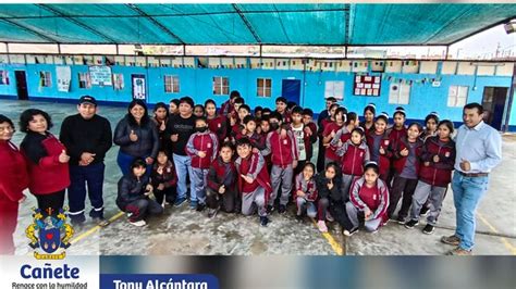 Alcalde provincial visitó Colegio Madre del Amor Hermoso en C P