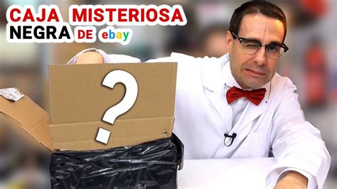 Abriendo Caja Misteriosa Negra De Ebay Caja Sorpresa Youtube