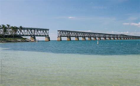 "Florida Keys Bridge" by Stocksy Contributor "Raymond Forbes LLC" - Stocksy