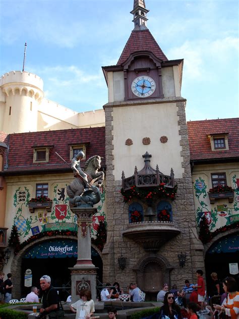 German Clock Tower Every Hour At The German Pavillion When Flickr