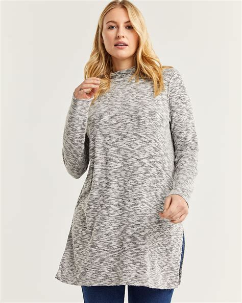 Long Sleeve Mock Neck Tunic Reitmans