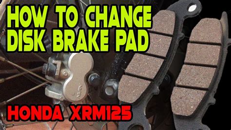 Pano Mag Palit Ng Disk Brake Pad Honda Xrm Youtube