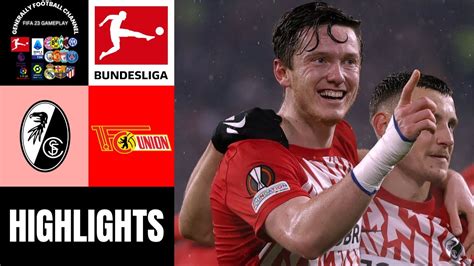 SC Freiburg Vs 1 FC Union Berlin 17 Spieltag Bundesliga Highlights