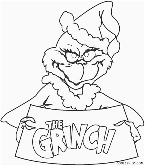 Grinch Da Colorare Disegni Per Bambini Da Stampare