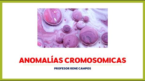 Anomalías cromosomicas YouTube