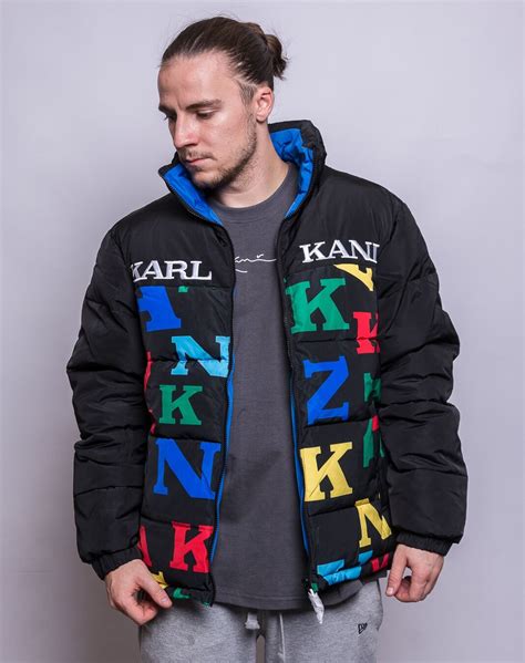 Bunda Karl Kani Retro Block Reversible Logo Puffer Jacket Multicolor