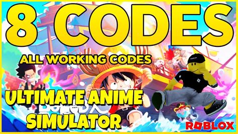 🔥all 8 Working Codes For Ultimate Anime Simulator🔥codes For Ultimate