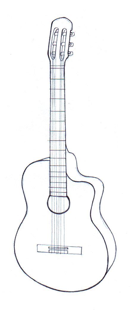 Gitarren Zeichnen 13 Schritte Mit Bildern WikiHow Guitar Drawing