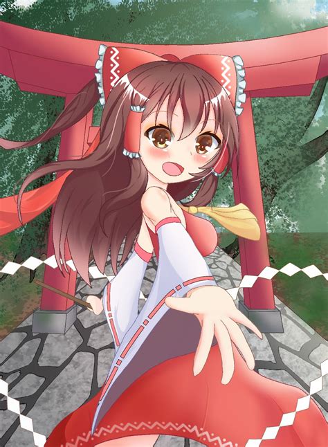 Hakurei Reimu Reimu Hakurei Touhou Image By Shisogohan02 4012621