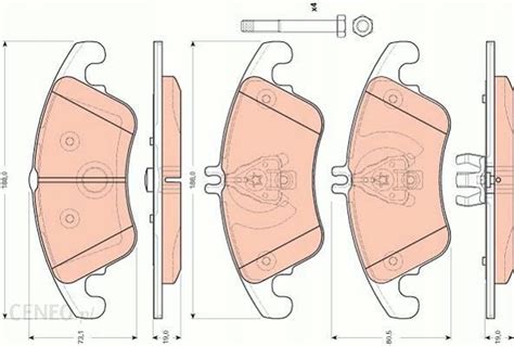 Klocki hamulcowe Trw Tarcze I Klocki Przód Mercedes C W204 C 320 C