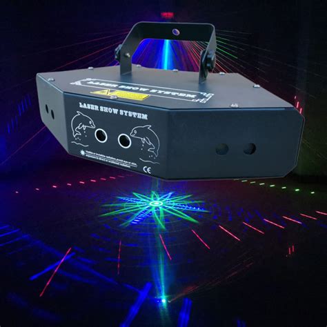 ESHINY G13 6 Lens 60 Patterns RGB Laser Lines Beam Patterns Projector