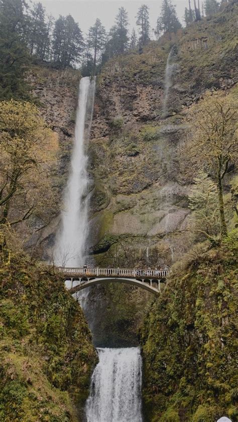 Multnomah Falls🍂 Oregon Nature Outdoors Aesthetic Multnomah Falls