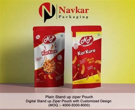 Printed Matte Tea Packaging Pouch Zipper Slider At Rs 200 Kg In