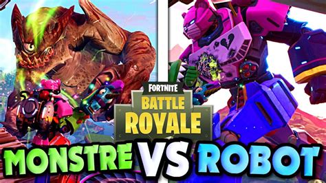 Le Robot G Ant Combat Le Monstre Bataille Finale Fortnite V Nement