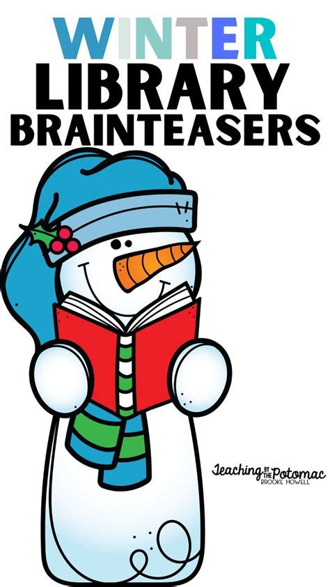 Winter Library Brainteasers Easy Low Prep Library Lessons Library