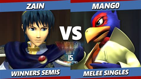 Tipped Off Top Mango Falco Vs Zain Marth Smash Melee Ssbm