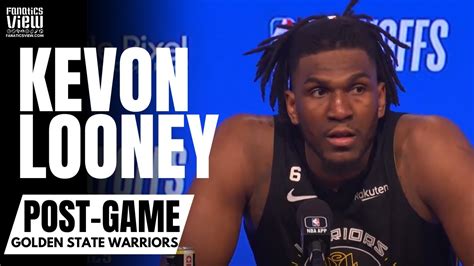 Kevon Looney Reacts To Warriors Beating Sacramento Without Draymond