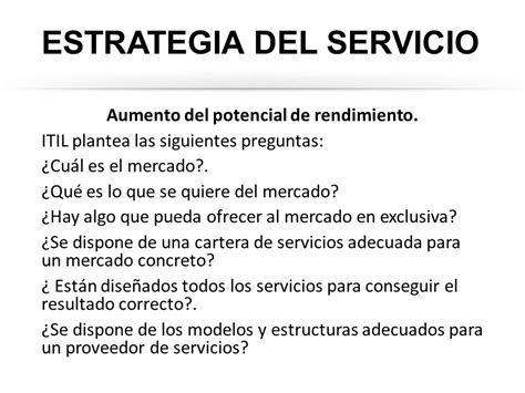 Itil Operacion Del Servicio Ejemplo